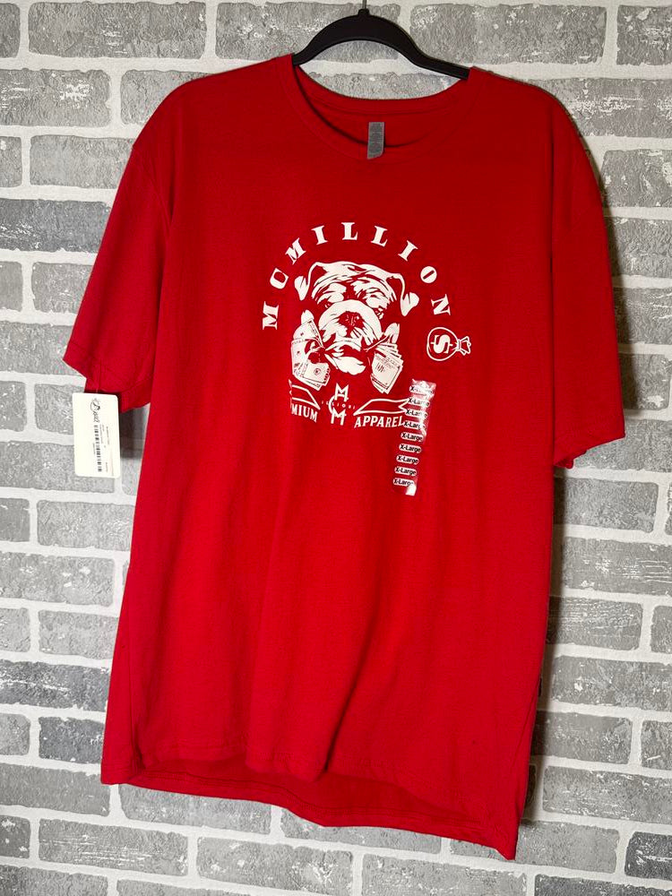 McMillions T-Shirt Red/White Bully