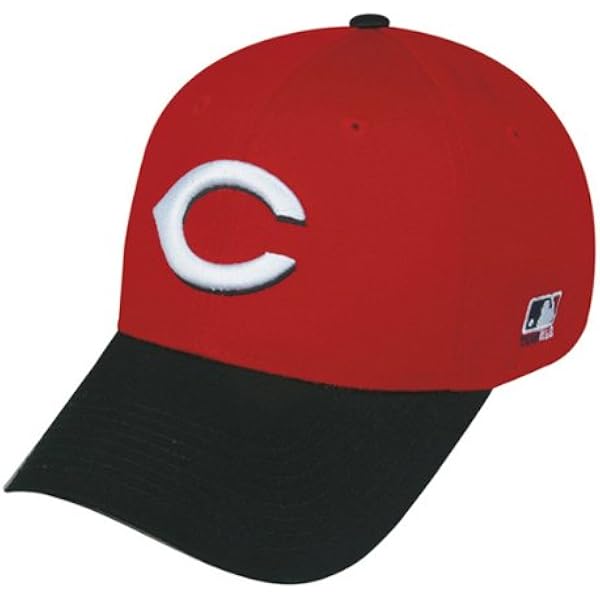 New Era Adult 59FIFTY Cincinnati Reds Fitted with Black Brim