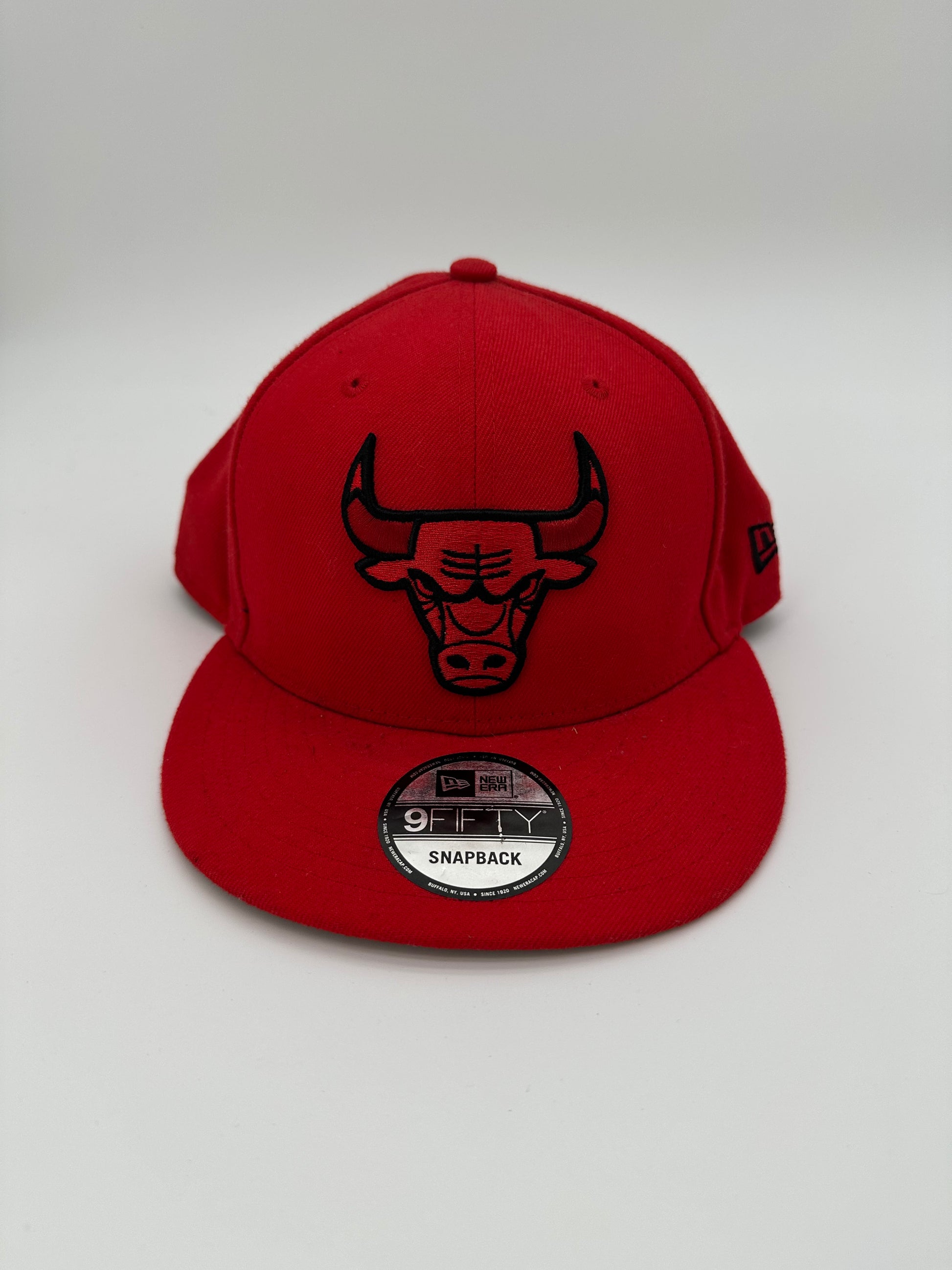 New Era Bulls Red On Red Snapback