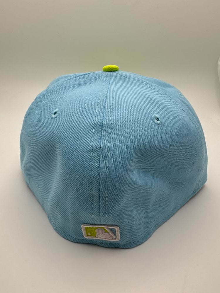 New York Yankees Fitted Cap Light Blue/Pastel Green