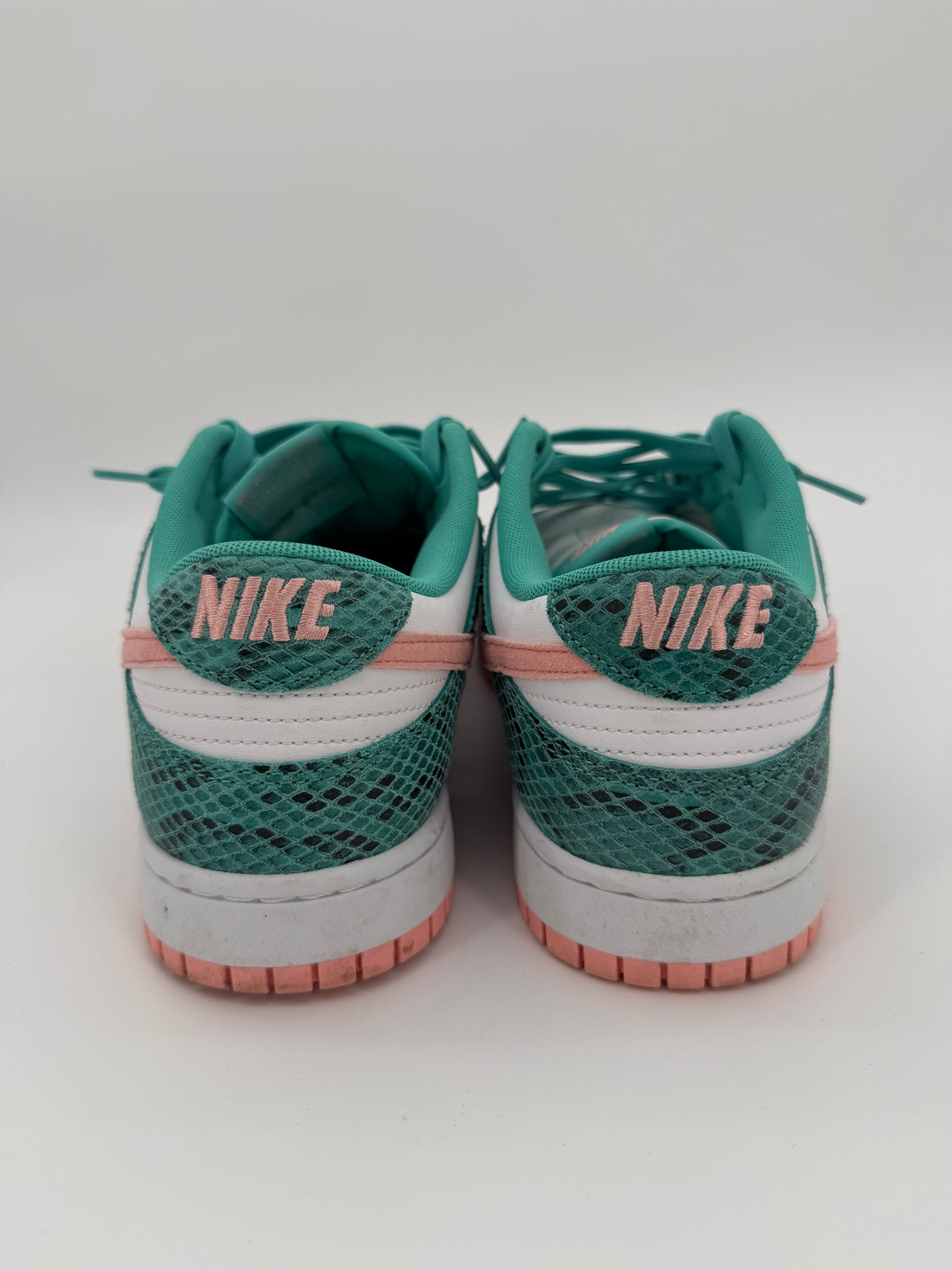 Nike Dunk Low Snakeskin Washed Teal Bleached Coral