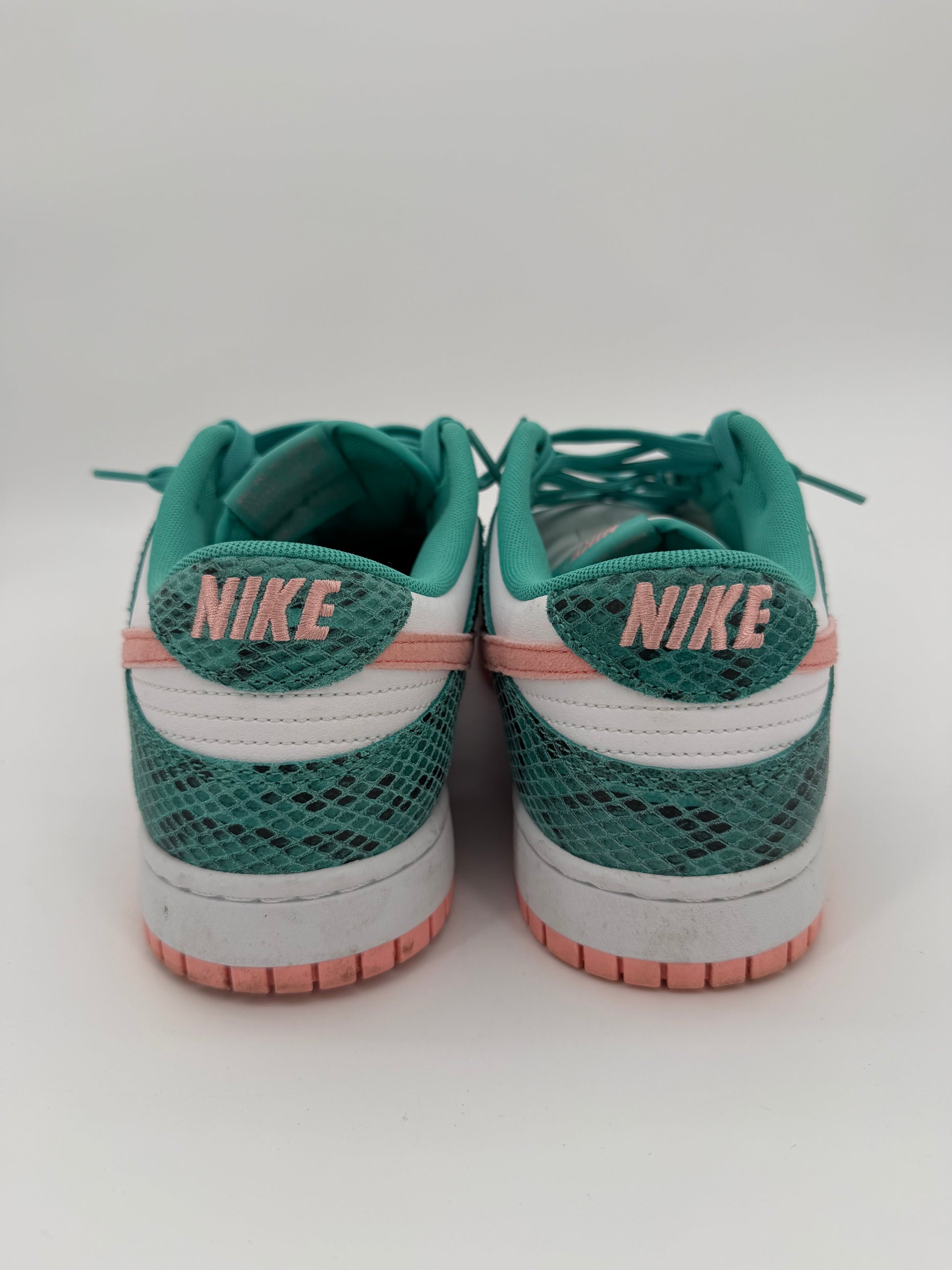 Nike Dunk Low Snakeskin Washed Teal Bleached Coral