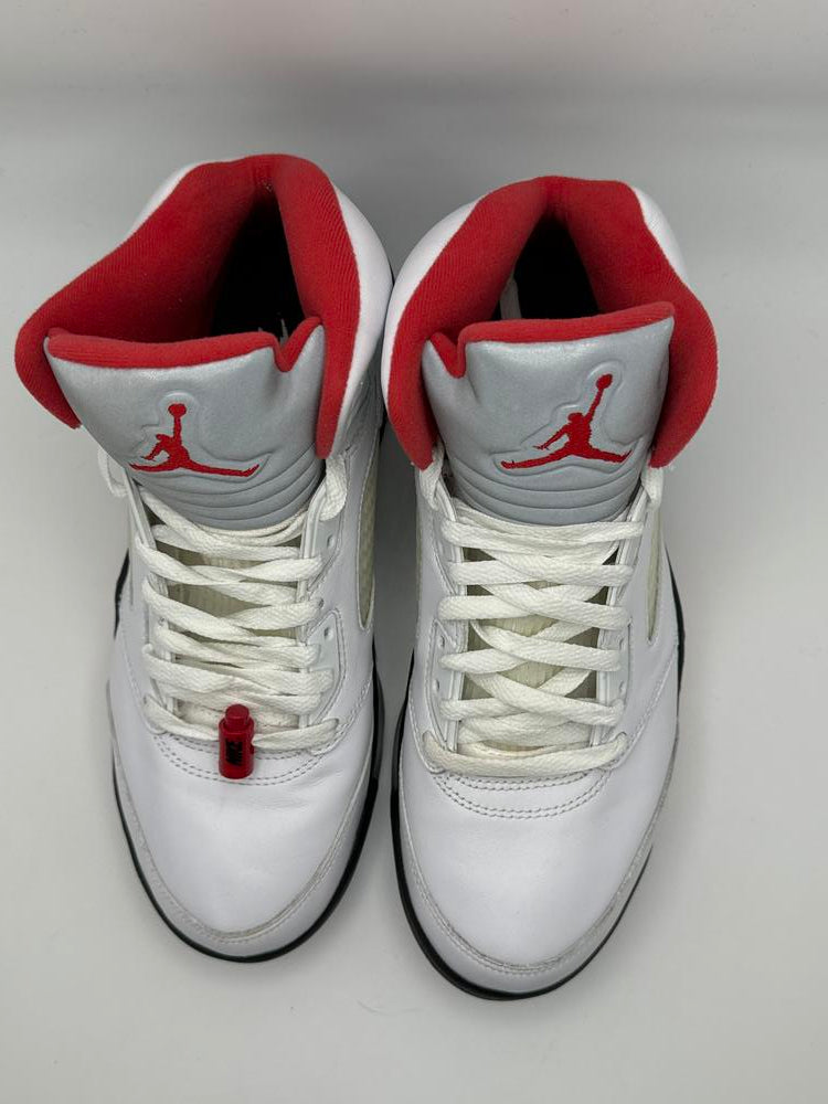 Jordan 5 Retro Fire Red Silver Tongue (2020)