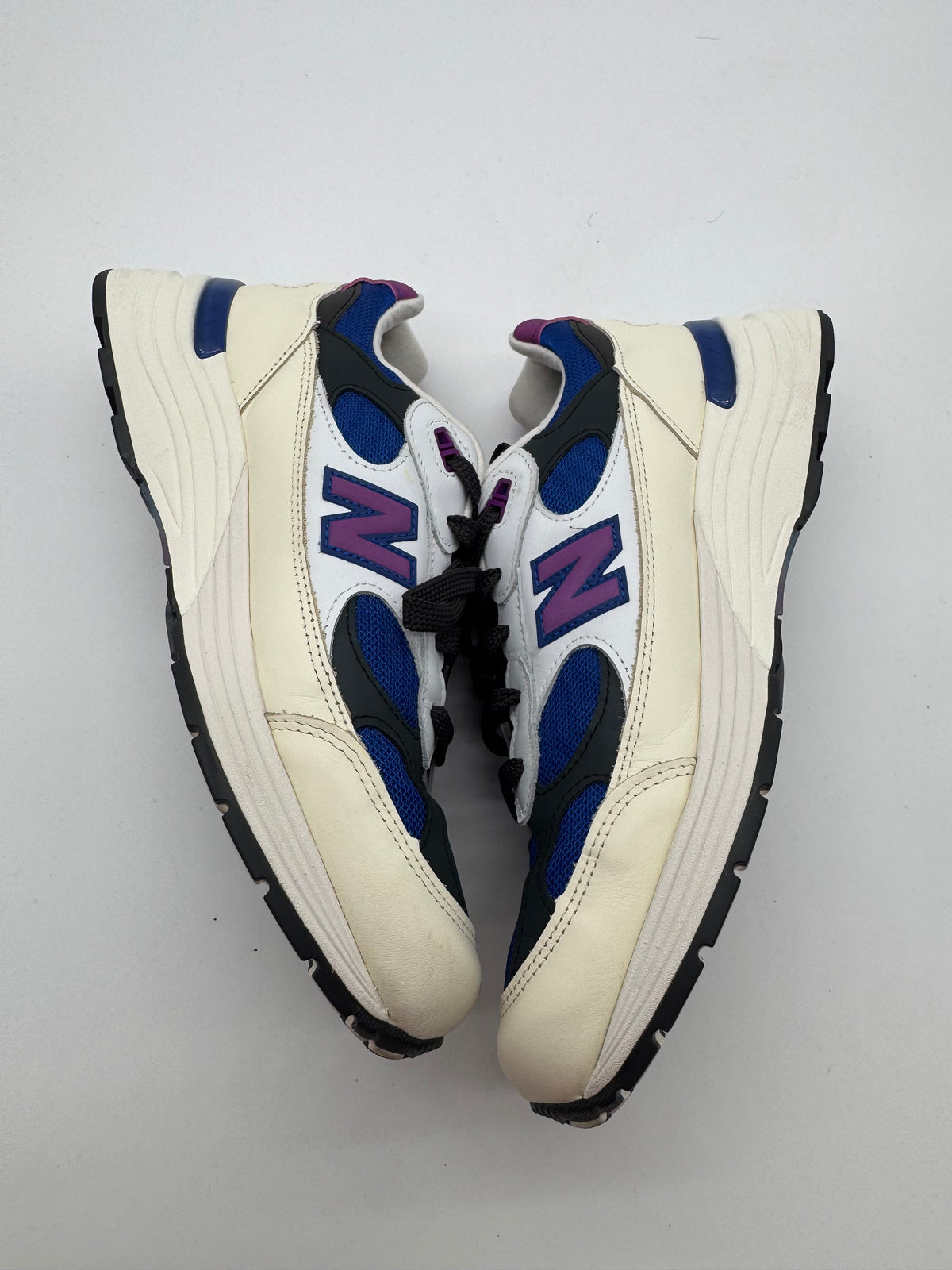 New Balance 992 MiUSA White Royal Purple Fuchsia