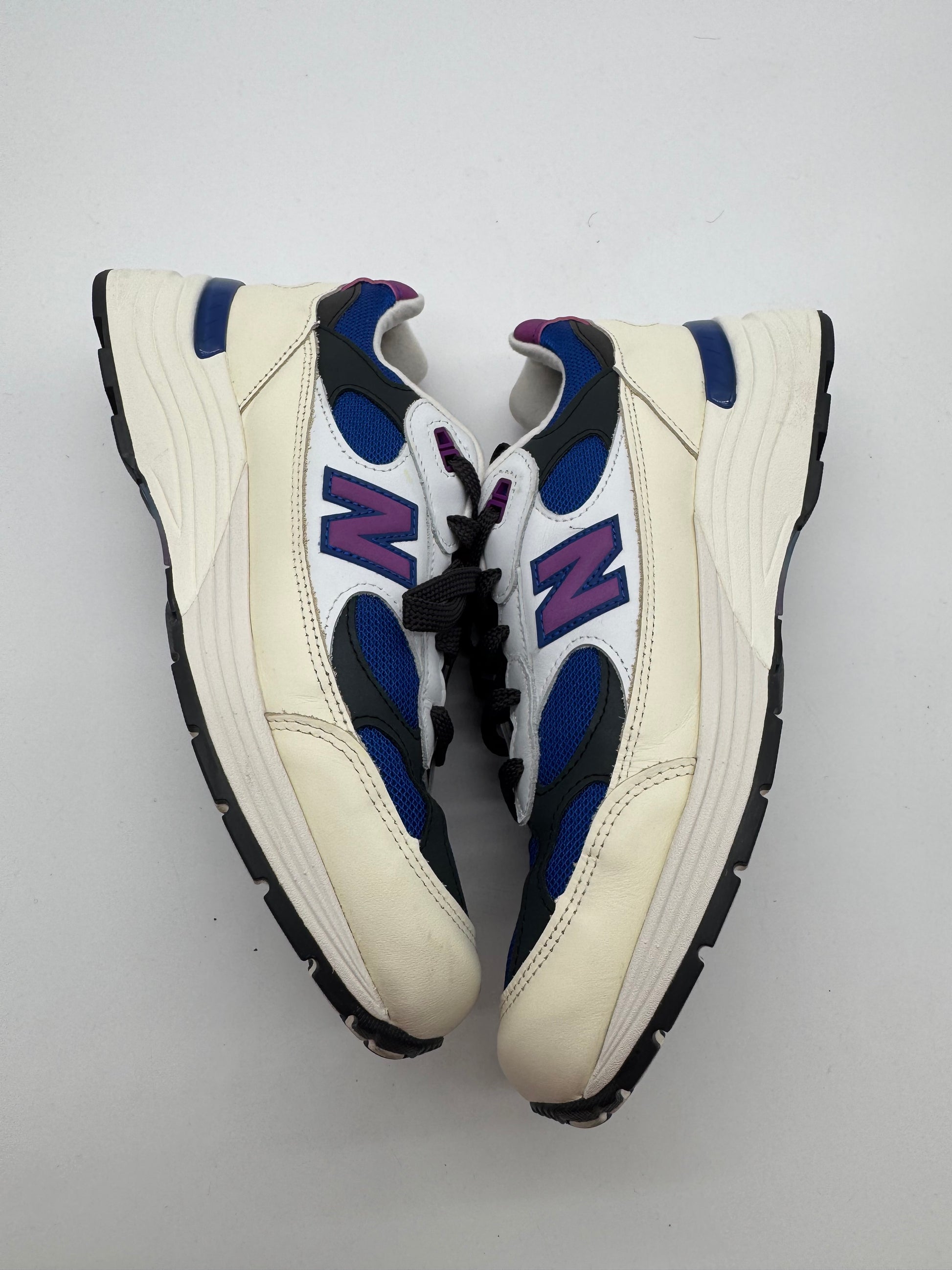 New Balance 992 MiUSA White Royal Purple Fuchsia