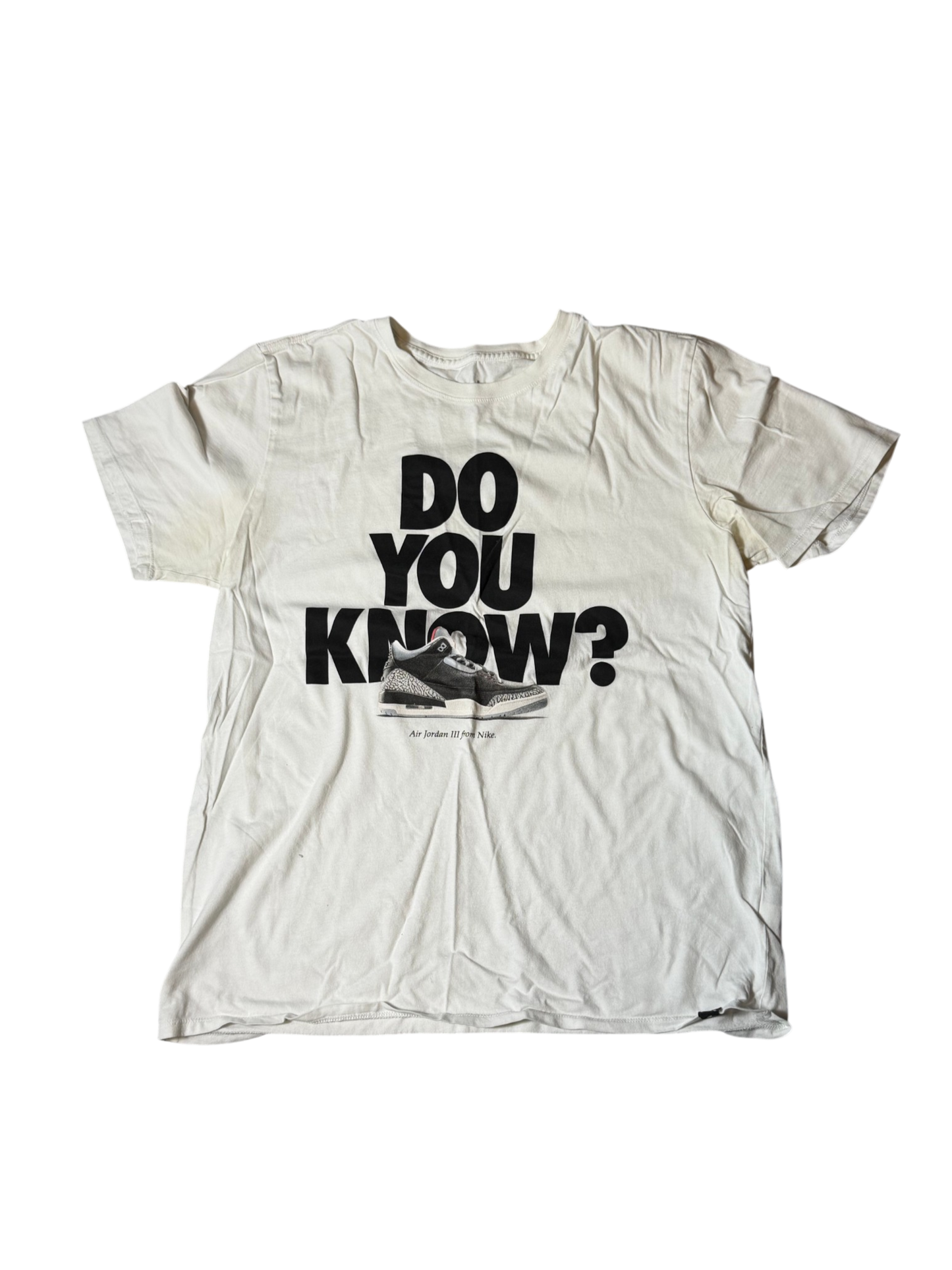 Nike Jordan Brand "Do you Know?" Graphic T-Shirt
