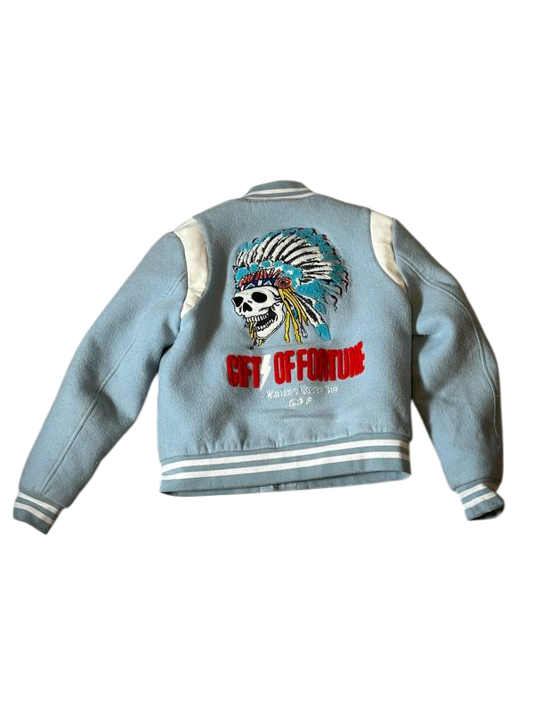 Gifts Of Fortune Varsity Jacket Blue