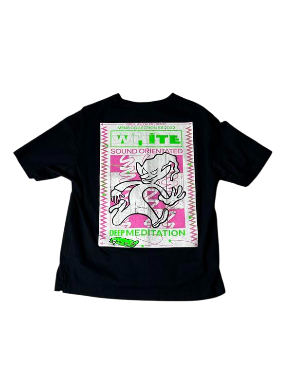 OFF-WHITE T Shirt Neon Green/Pink