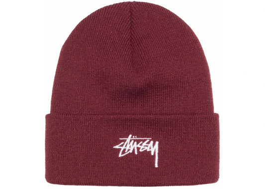 Stussy Cuff Stock Beanie Syrah