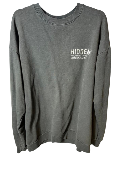 Hidden Long Sleeve Sweater Gray