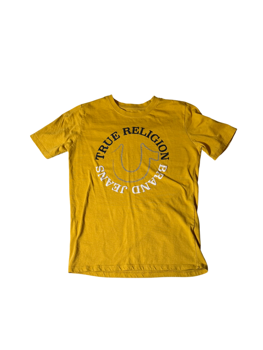 True Religion T Shirt Yellow