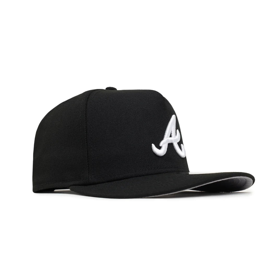 New Era Atlanta Braves Black On White 59FIFTY