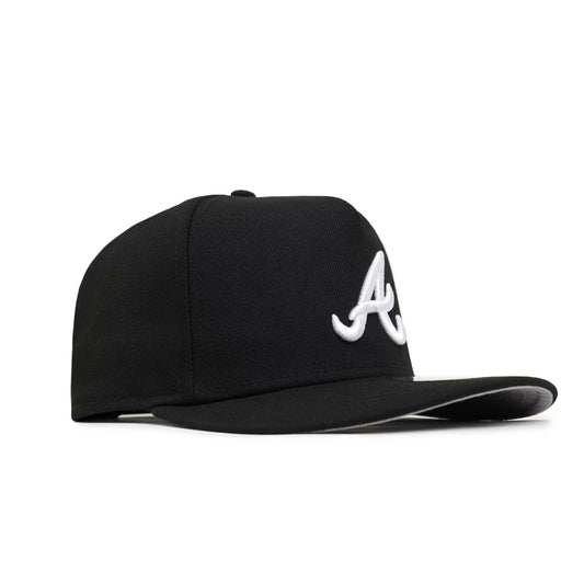New Era Atlanta Braves Black On White 59FIFTY