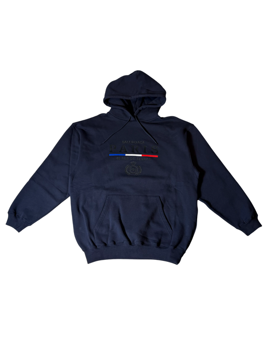 Balenciaga Blue Hoodie Paris