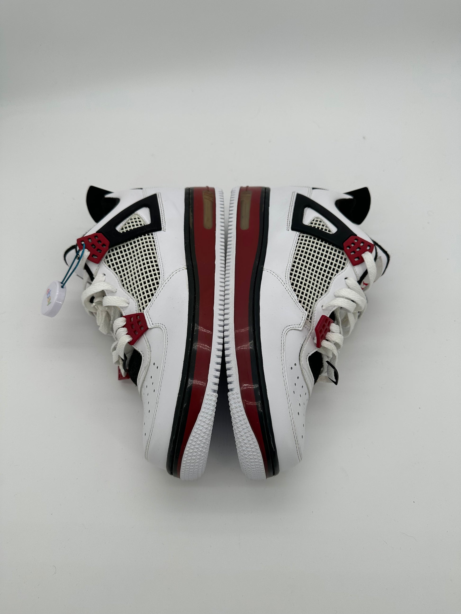 Jordan Fusion 4 Varsity White Red