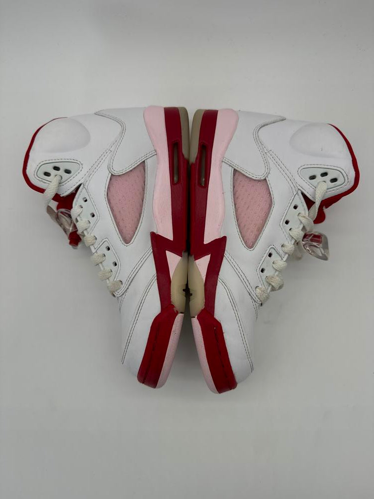 Jordan 5 Retro White Pink Red (GS)