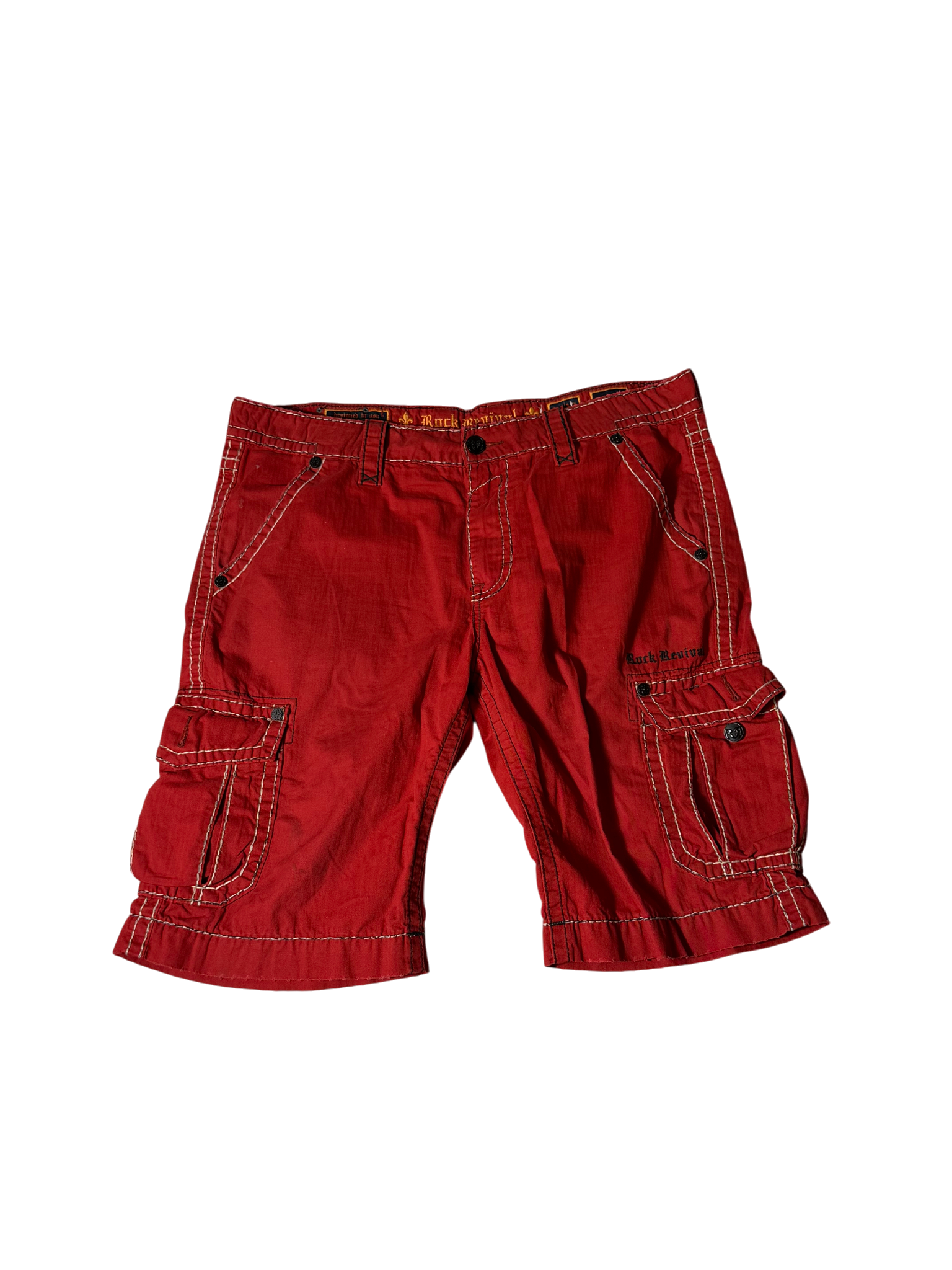Rock Revival Shorts Red/Black