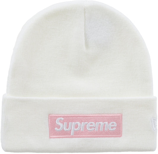Supreme New Era Box Logo Beanie (FW25) White