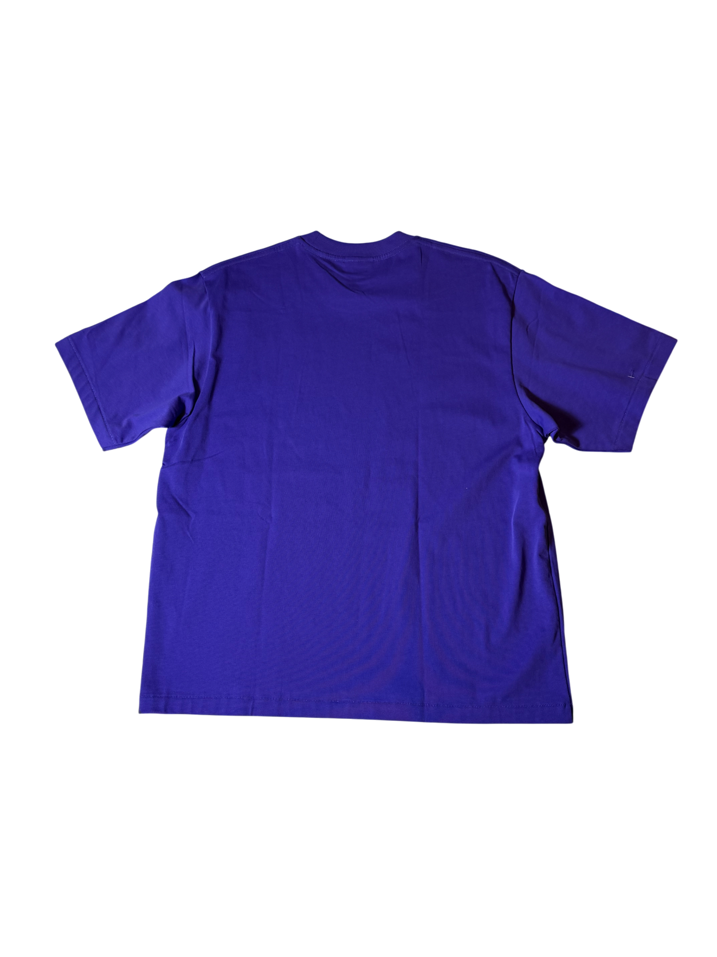 Bape Gothic College Relaxed Fit T Shirt Purple (No Tags)