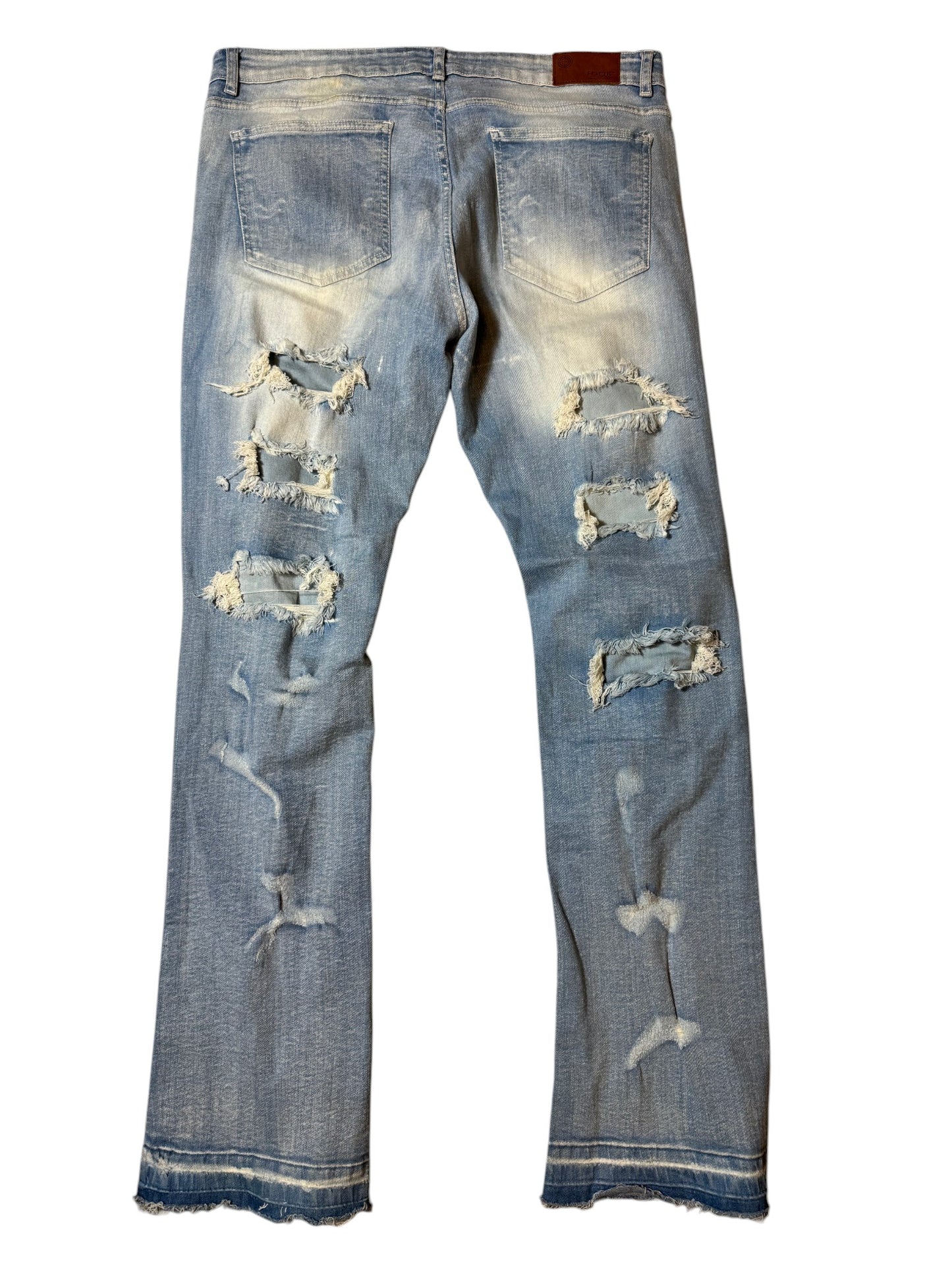 Focus blue jeans