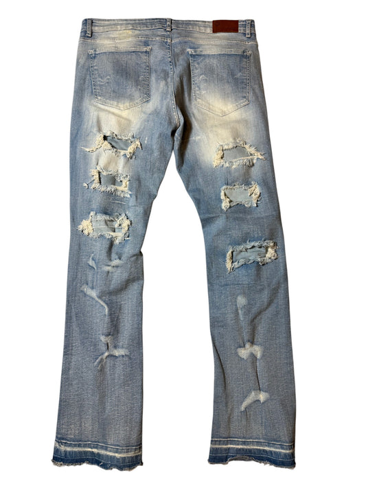 Focus blue jeans