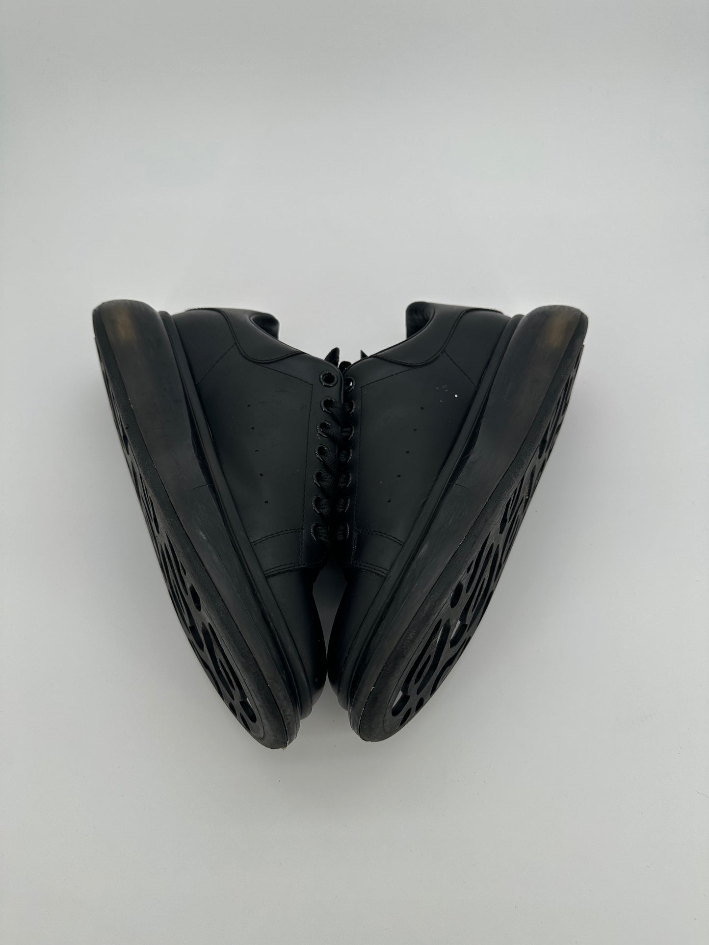 Alexander McQueen Oversized Black Shiny Sole