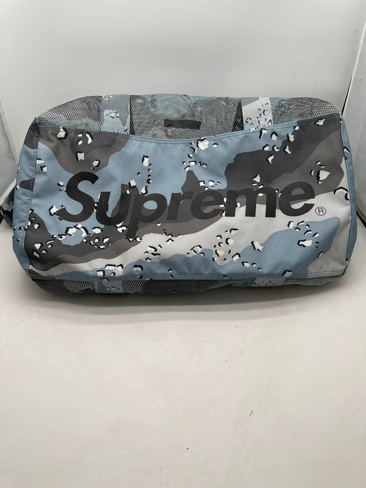 Supreme Big Duffle Bag (SS20) Blue Chocolate Chip Camo