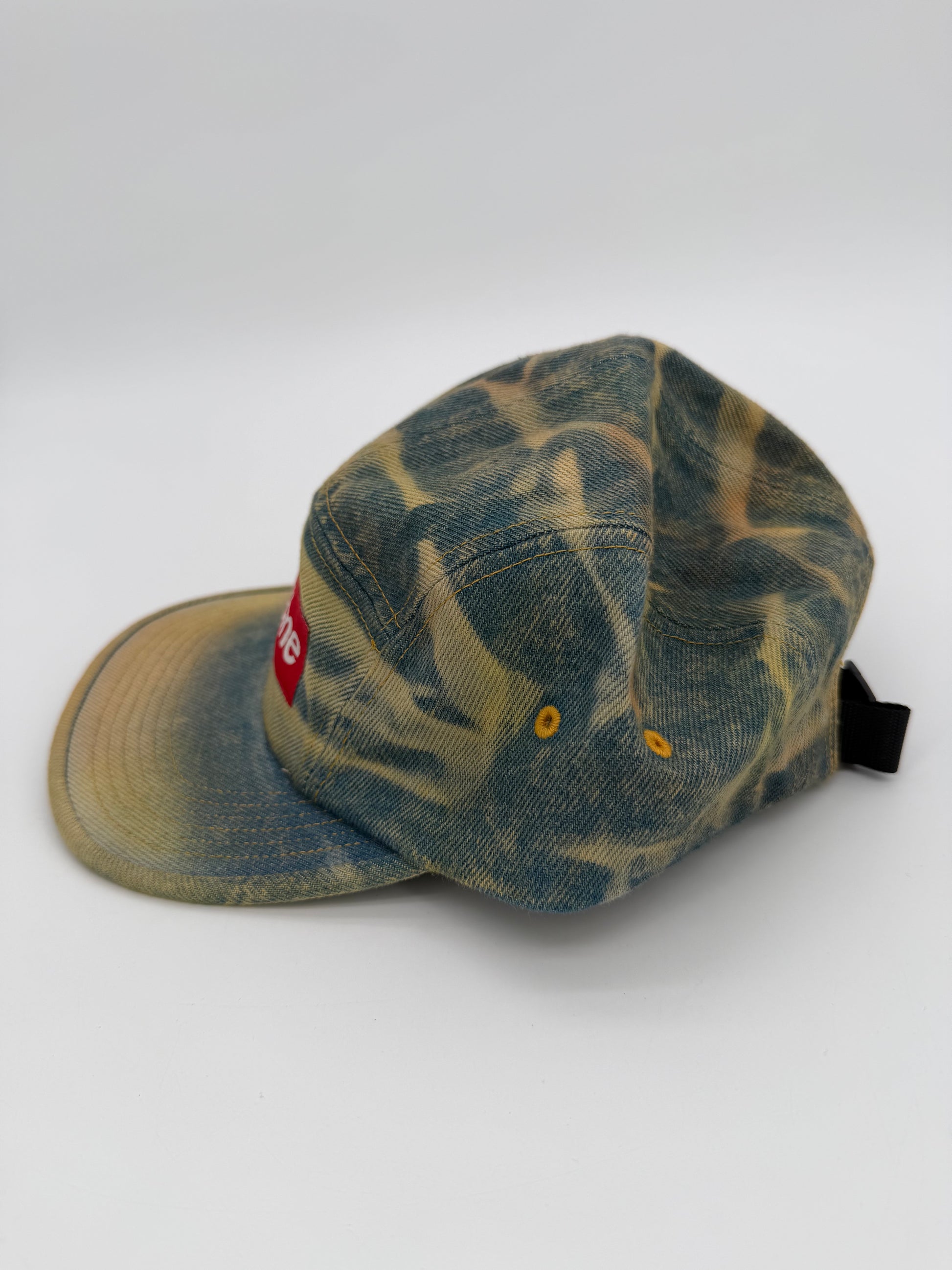 Supreme Denim Camp Cap (FW25) Washed Indigo