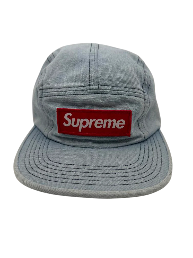 Supreme Washed Chino Twill Camp Cap (FW18) Denim
