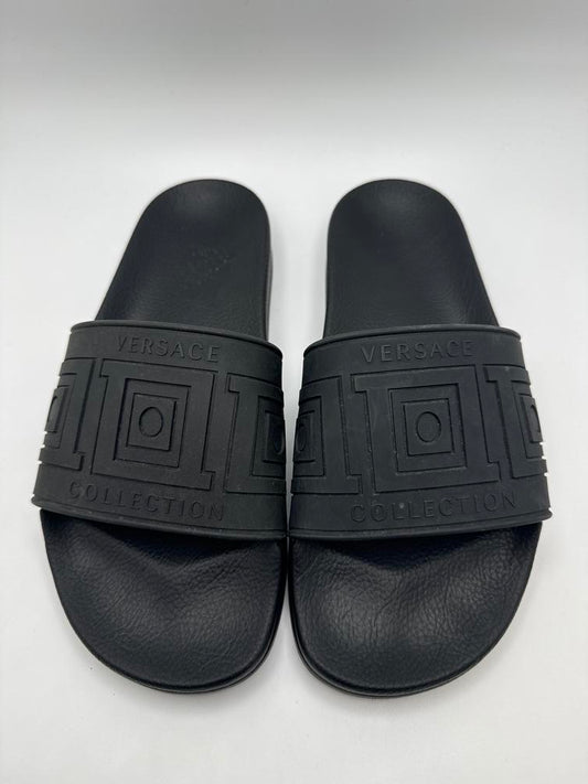 Versace Slides Black