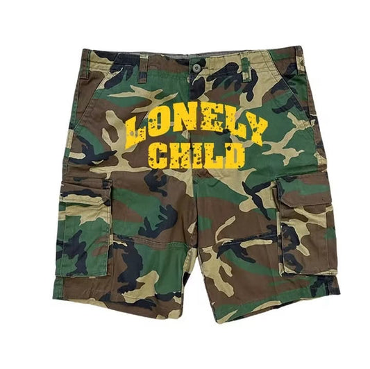Lonely Child Camo Cargo Shorts