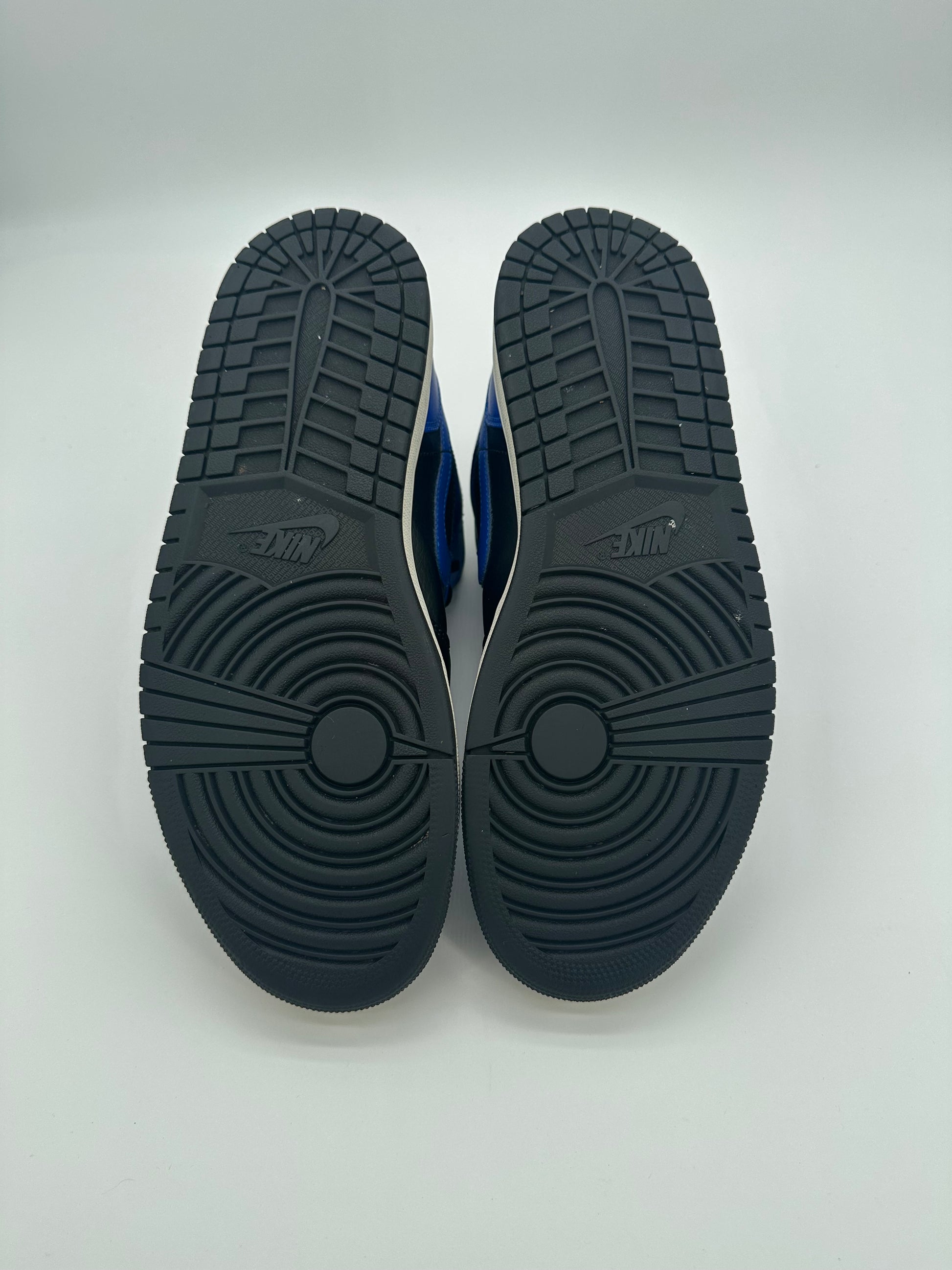 Jordan 1 Mid Hyper Royal Tumbled Leather