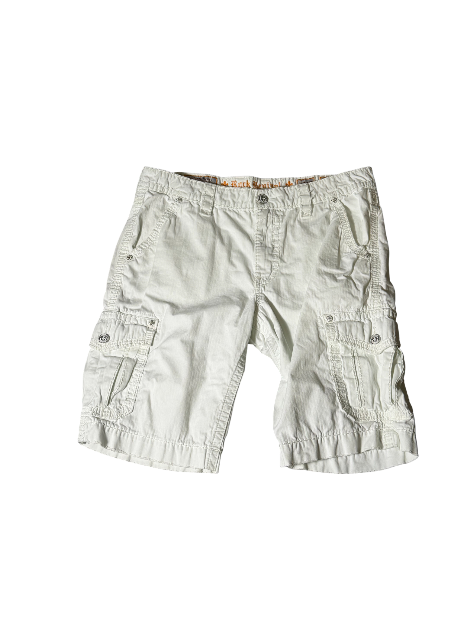 Rock Revival Shorts White