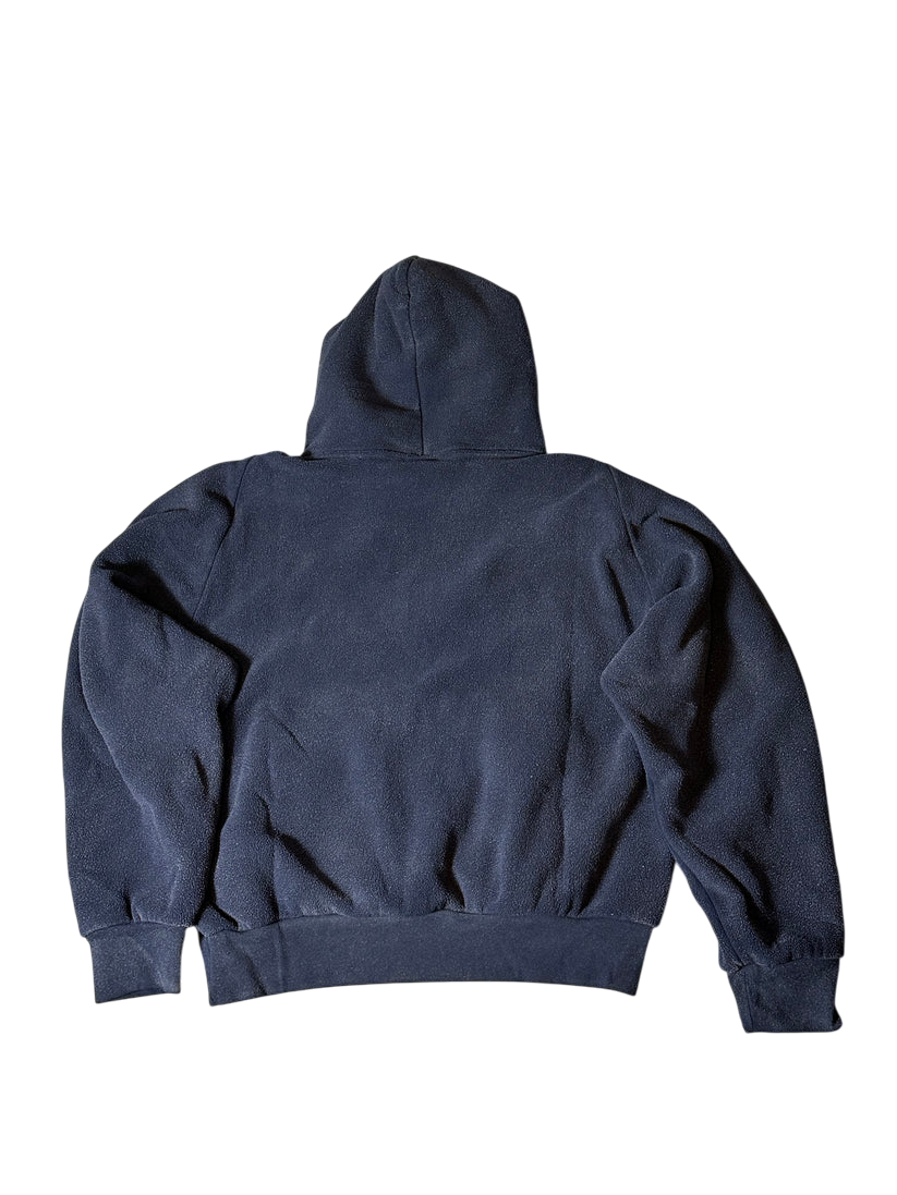 Yeezy Gap Polar Fleece Padded Hoodie Dark Blue