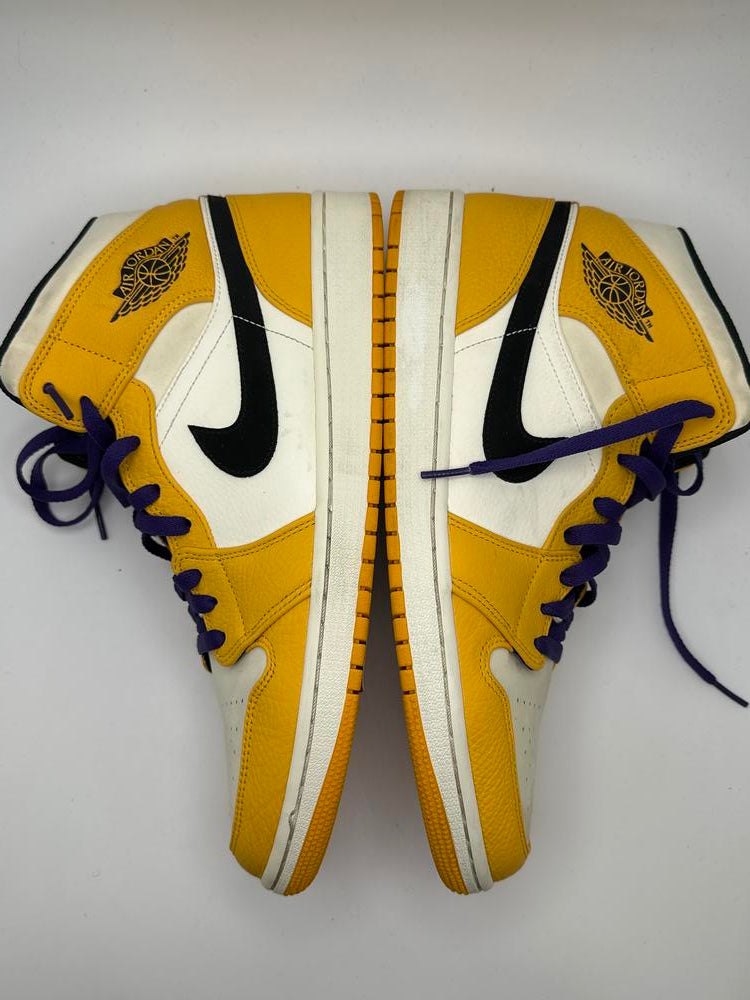 Jordan 1 Mid Lakers