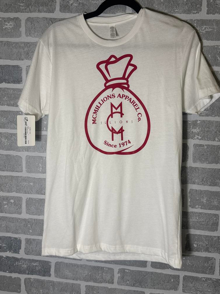 McMillions T-Shirt White/Red Moneybag