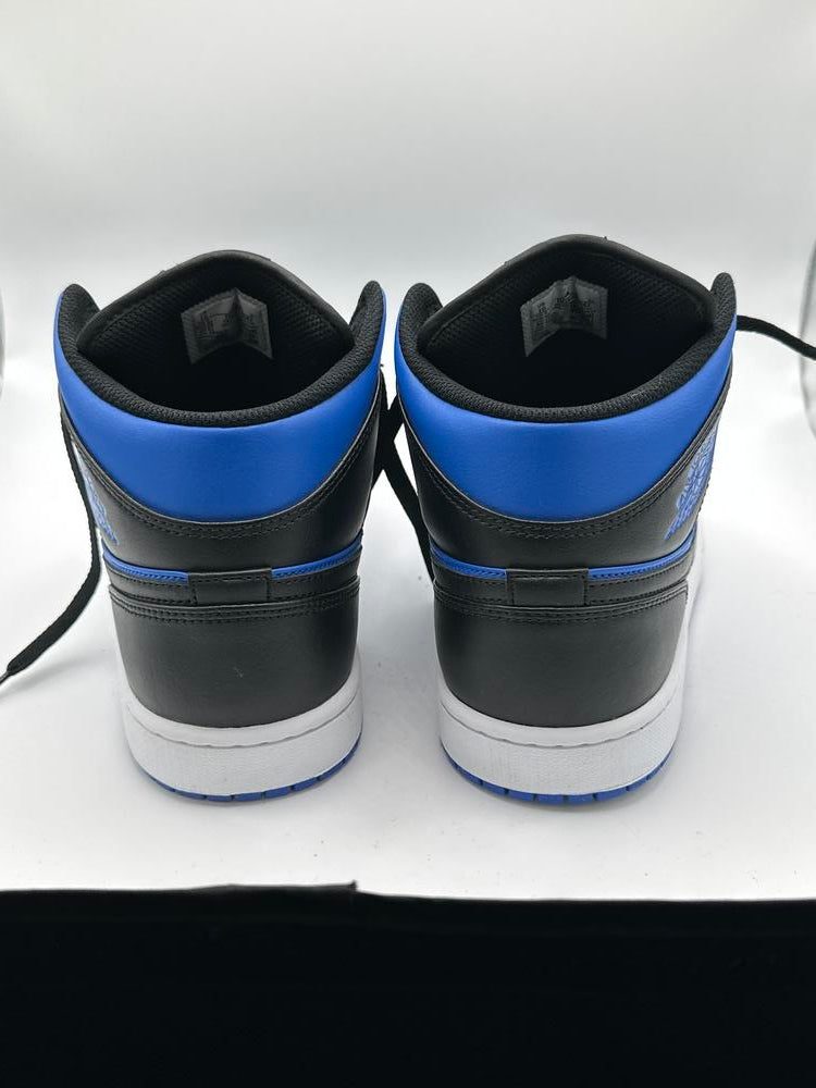 Jordan 1 Mid Black Royal Blue