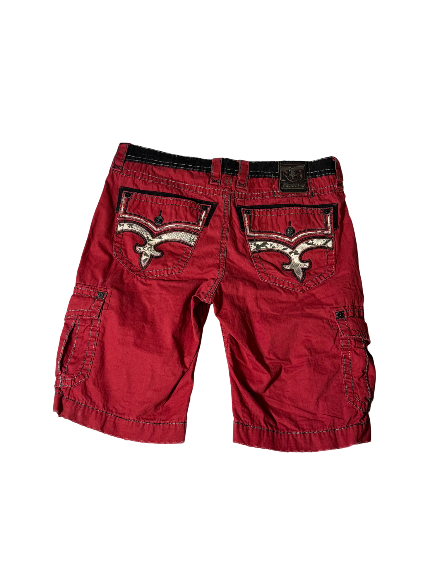 Rock Revival Shorts Red