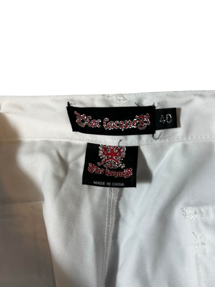 Blac Lacque Shorts White