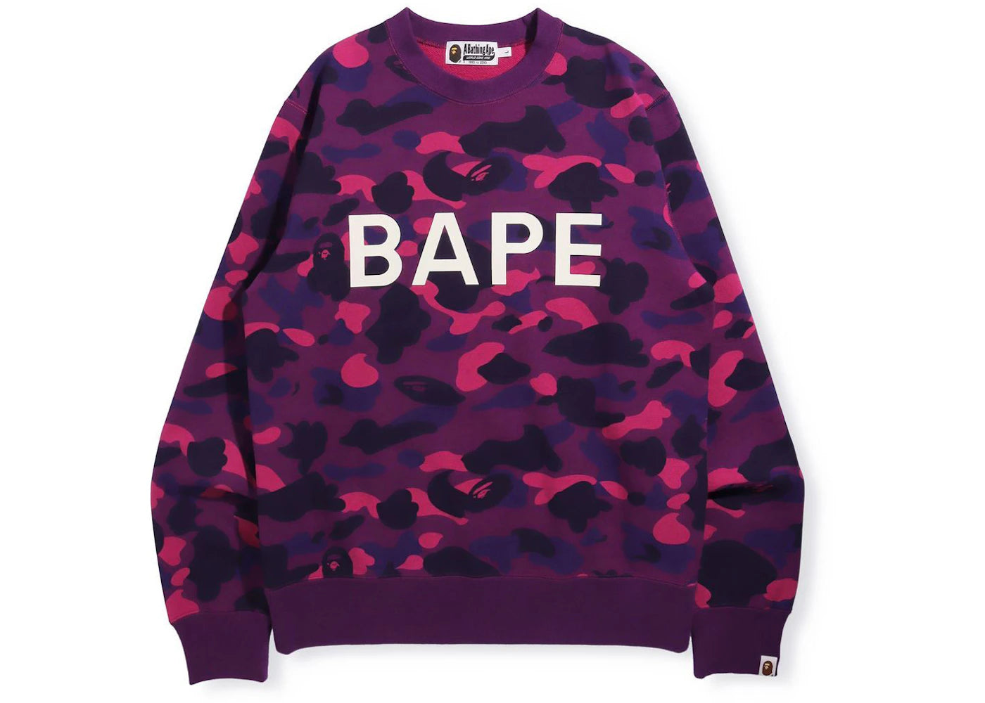 BAPE Color Camo BAPE Crewneck (Online Exclusive) Crewneck (FW21) Purple