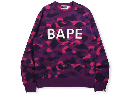 BAPE Color Camo BAPE Crewneck (Online Exclusive) Crewneck (FW21) Purple
