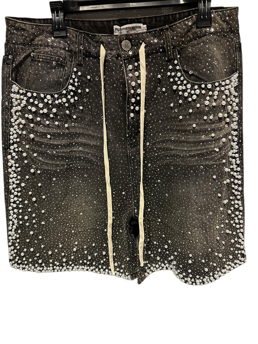 Vale Forever Black Rainstorm Jorts