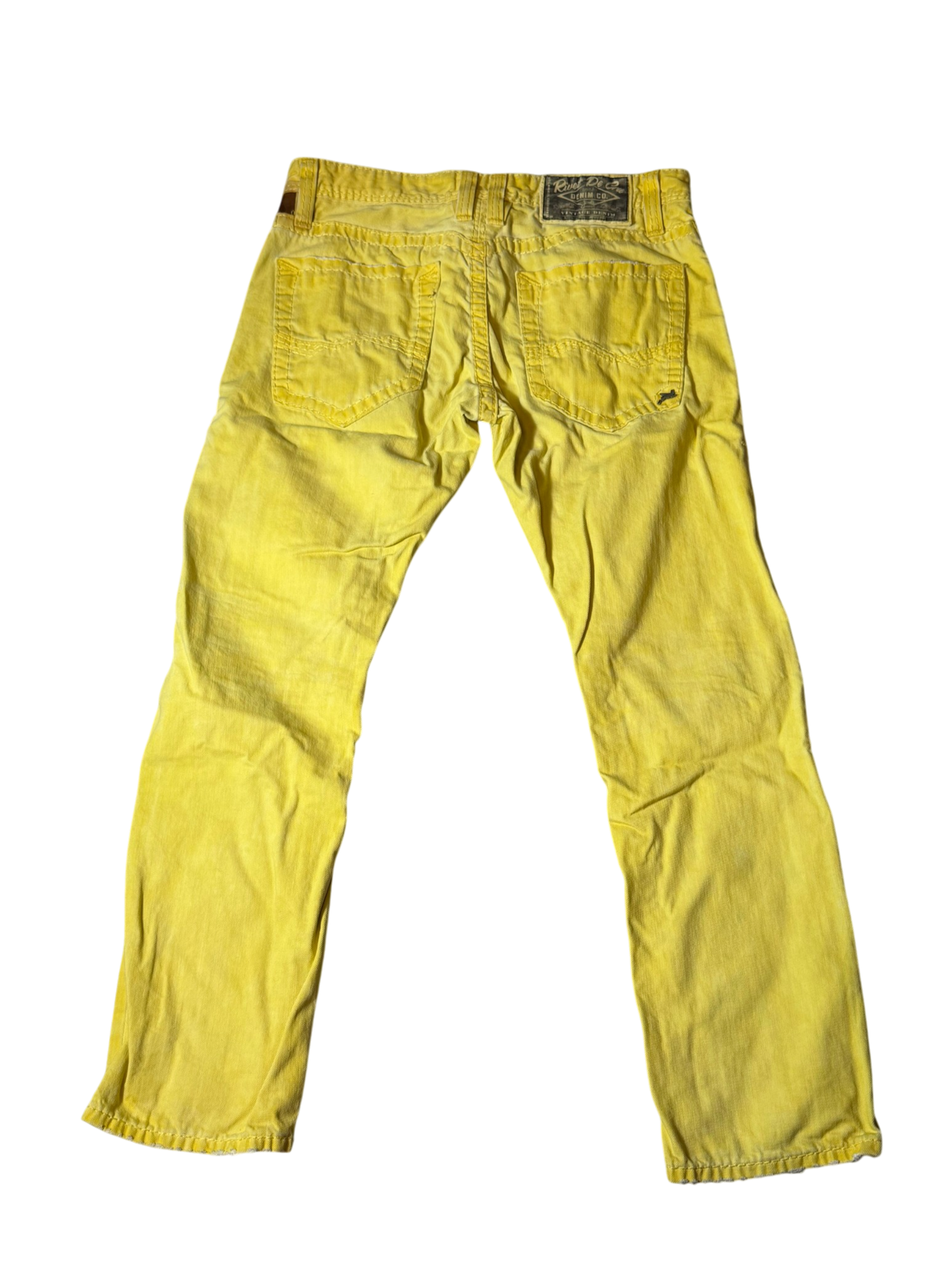 Rivet De Cru Yellow Washed Jeans