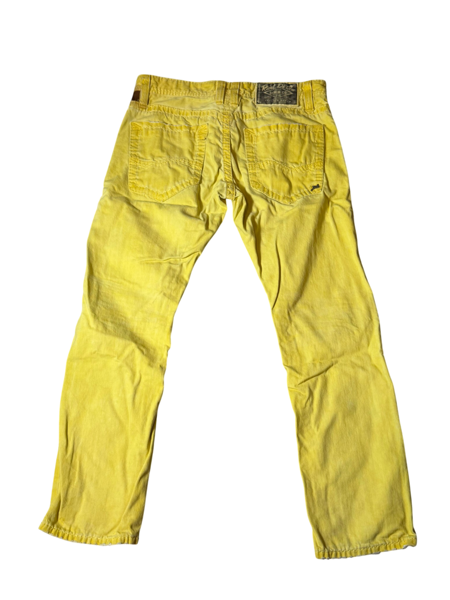 Rivet De Cru Yellow Washed Jeans