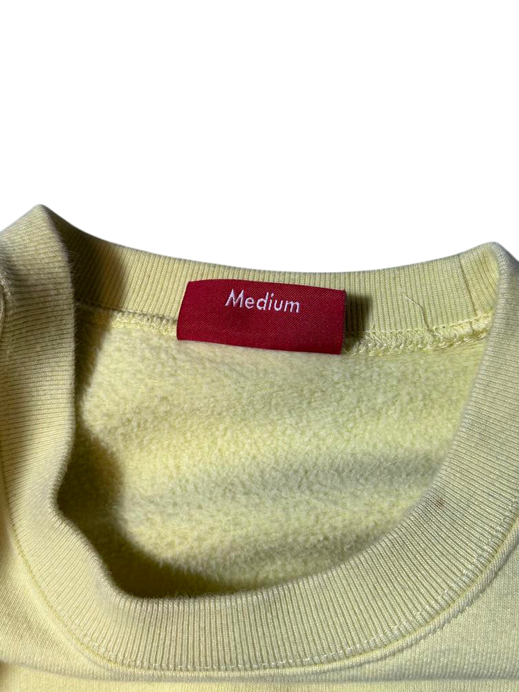Supreme Big Arc Crewneck Light Yellow