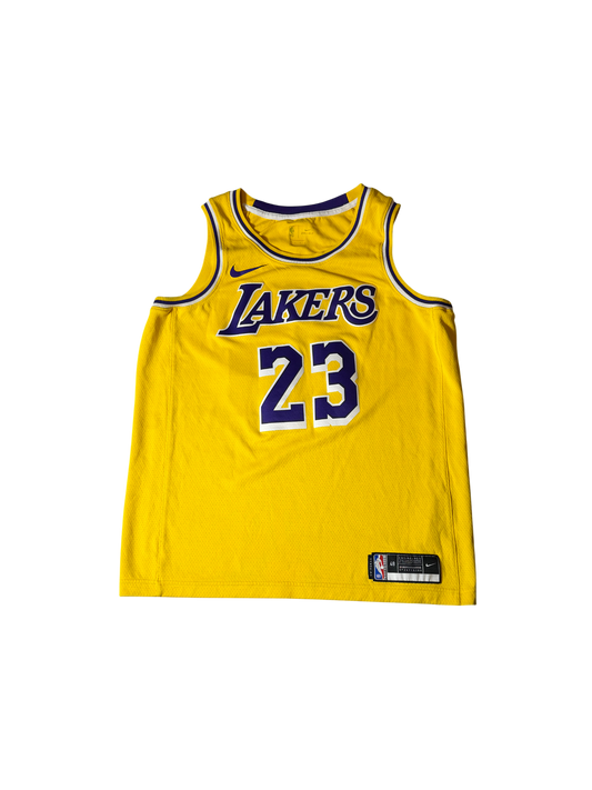 Nike LBJ Lakers Jersey Yellow/Purple