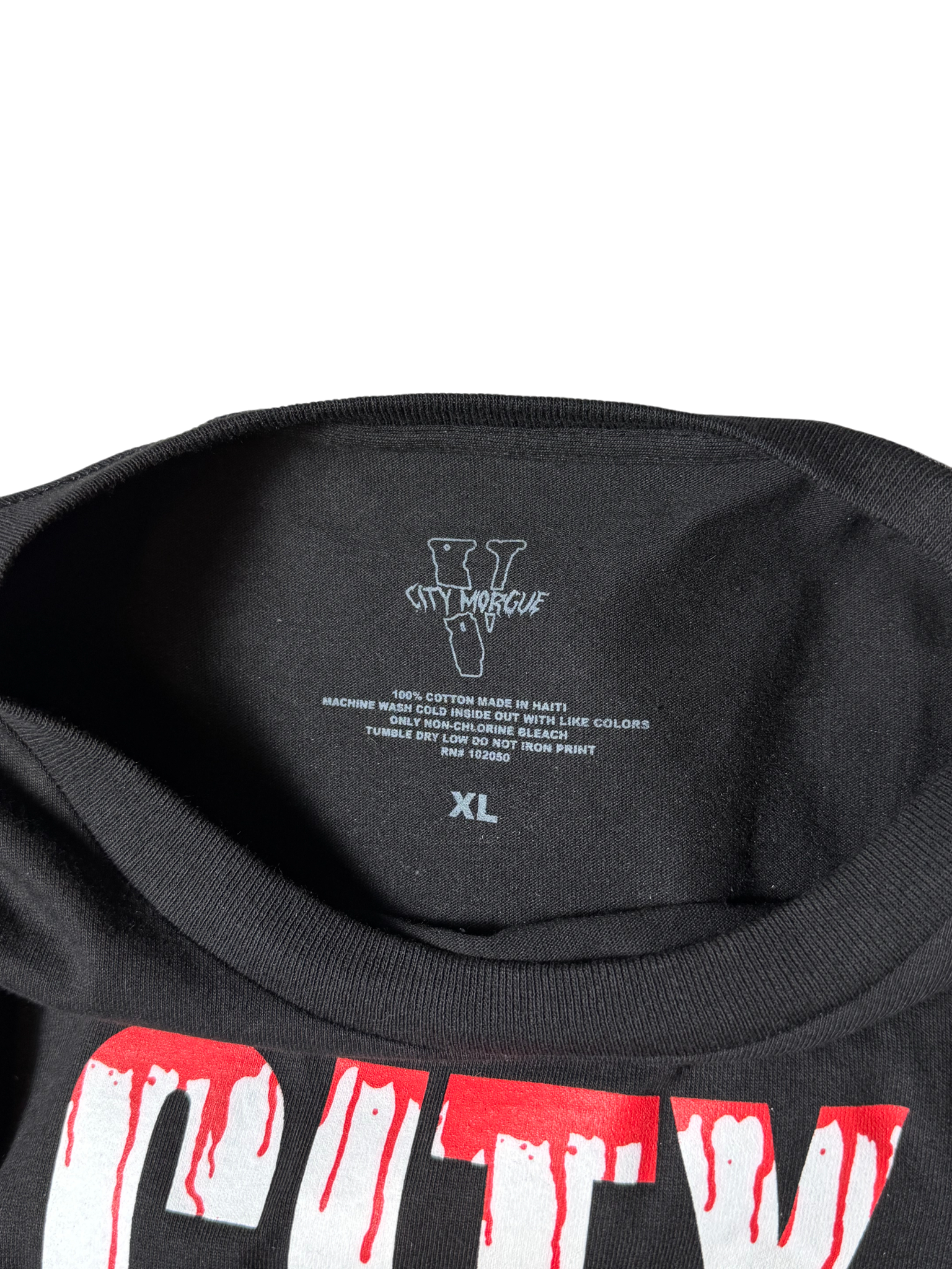 Vlone City Morgue T Shirt Black