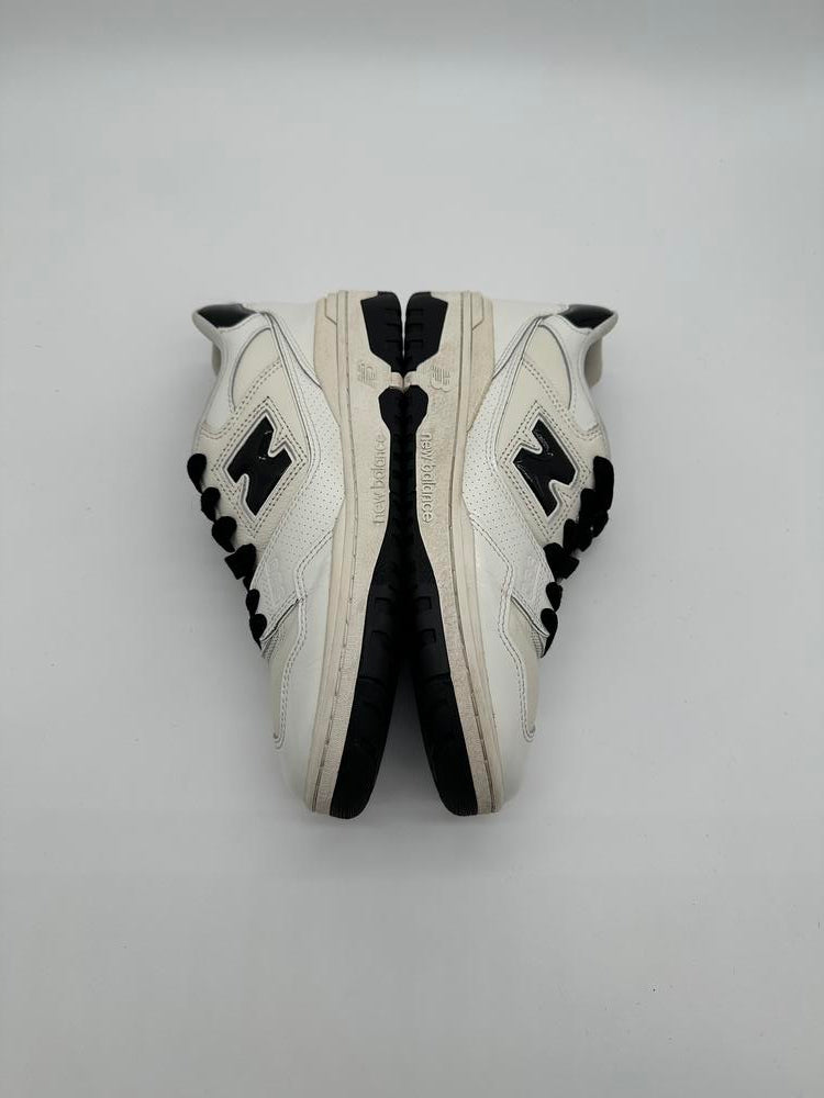 New Balance 550 Sea Salt Black Patent