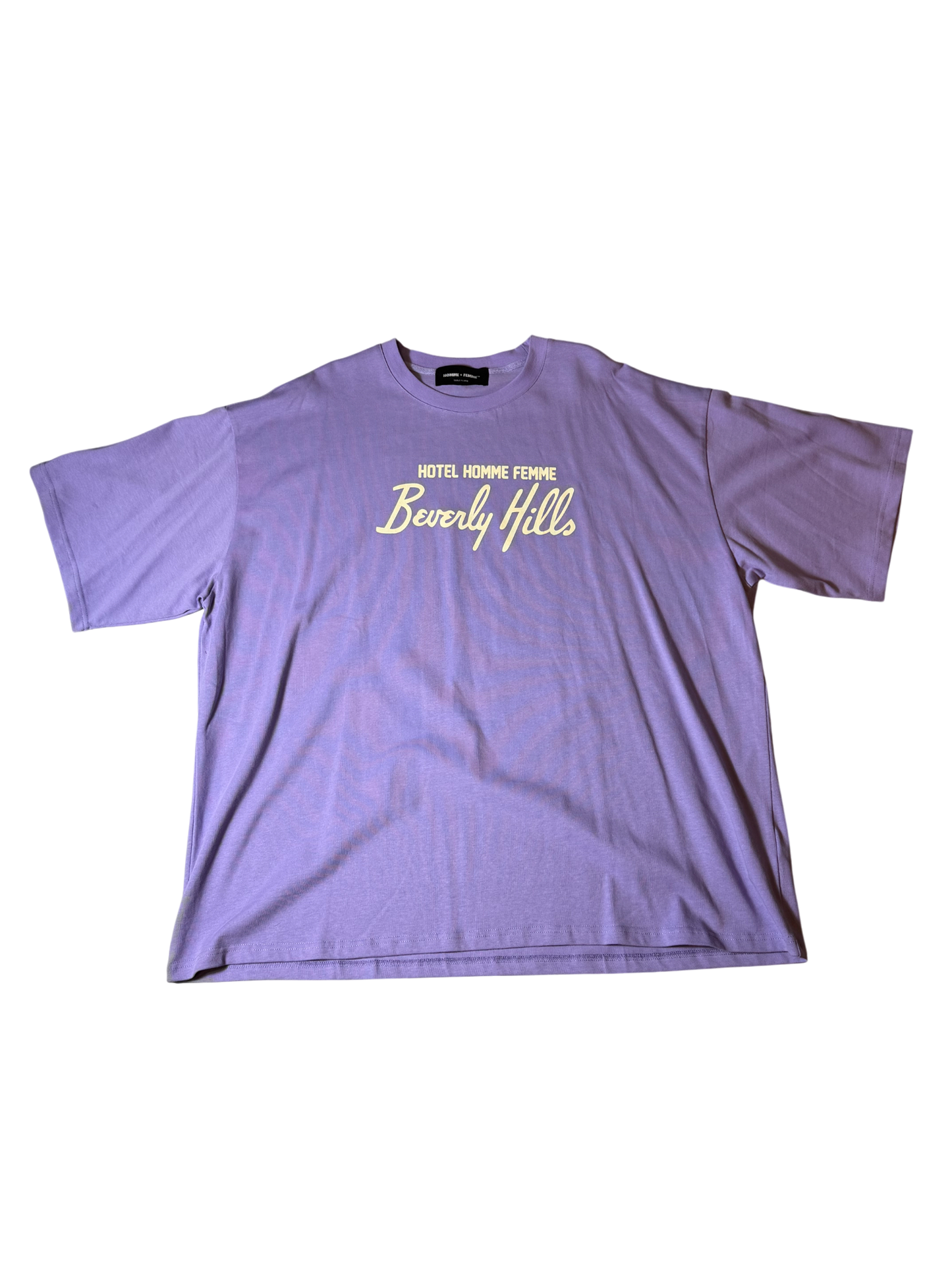Homme Femme Purple T Shirt
