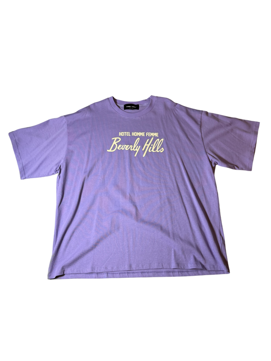 Homme Femme Purple T Shirt